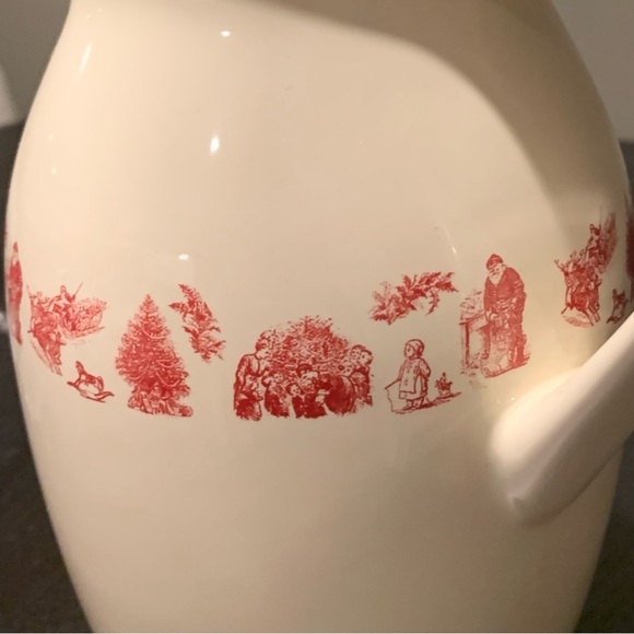 Vintage 2004 Square Nest Christmas Pitcher - Picture 5 of 13